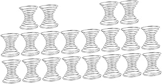 HEMOTON Smoothie Blender 20 Pcs Stainless Steel Spring Ball Drink Whisk Drink Blender Protein Shaker Stainless Steel Mixer Whisk Power Whisk Wear-Resistant Shaker Silver Formula