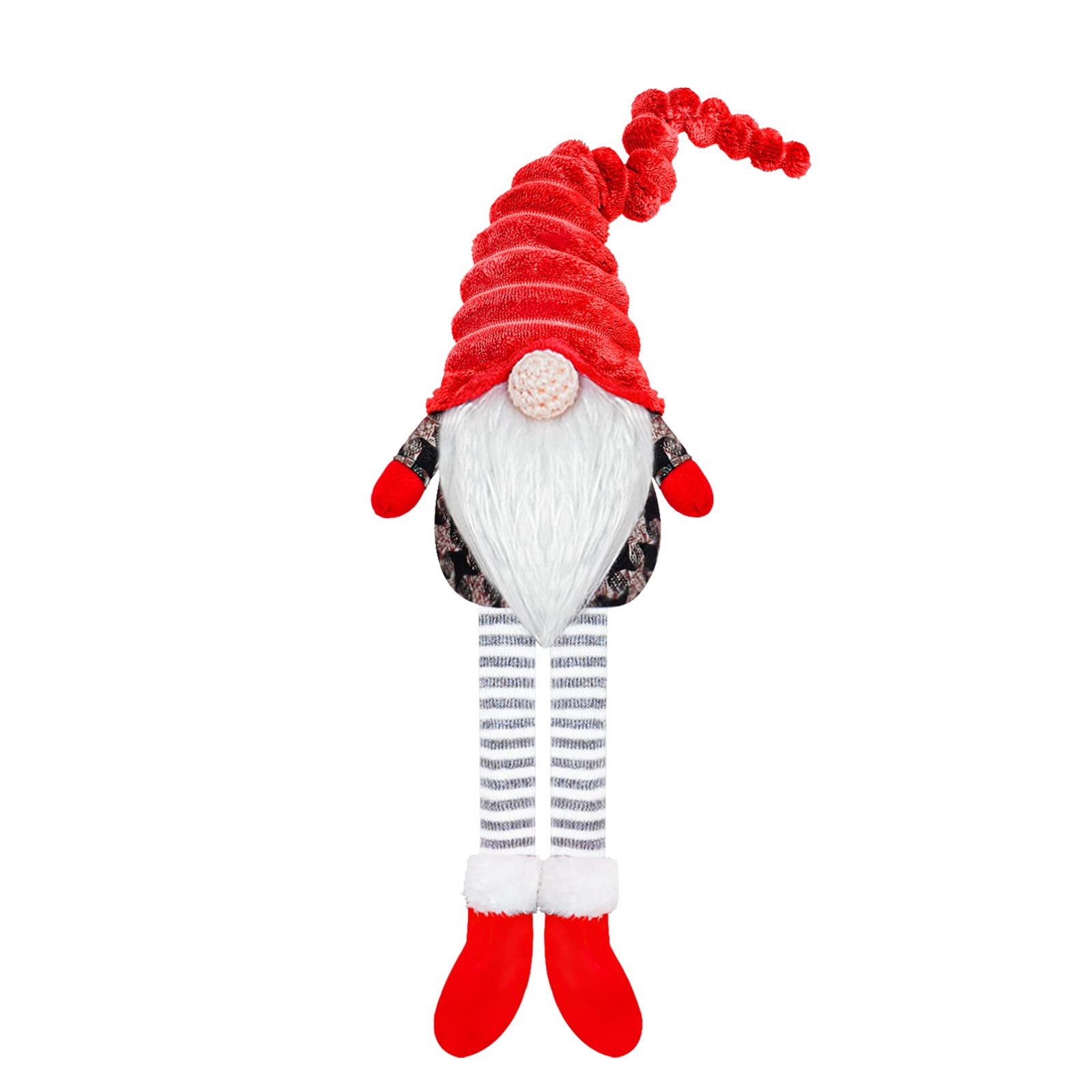 Jazuaiao Christmas Long Leg Decorative Beard Doll Dwarfs Ornament for Christmas Decoration New Year Holiday Gnomes Decorations