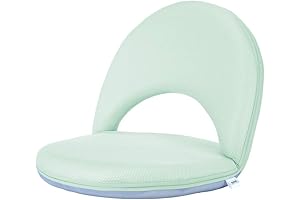 Comfy Floor Seat: Foldable Gaming Chair with Back Support