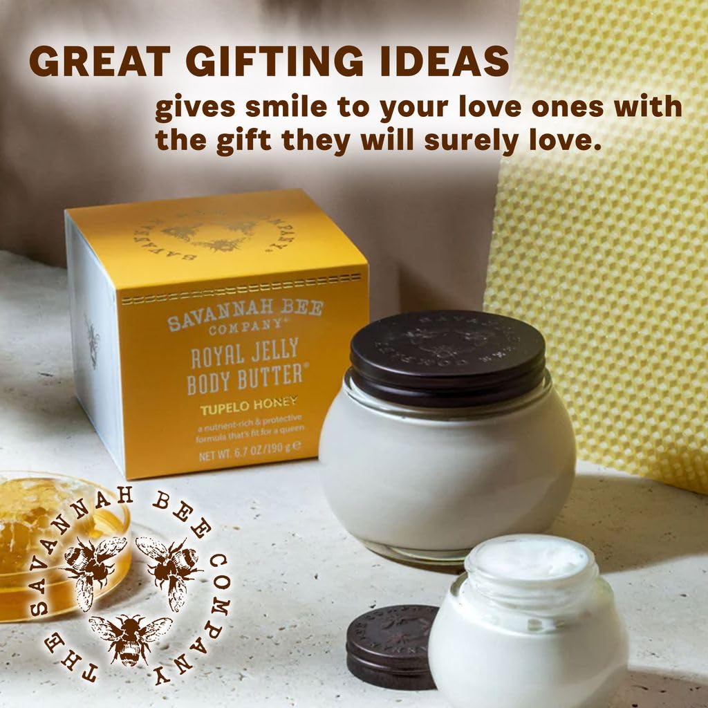 Savannah Bee Company Royal Jelly Body Butter - Deep Hydrating Body Butter for Dry Skin - Image 6