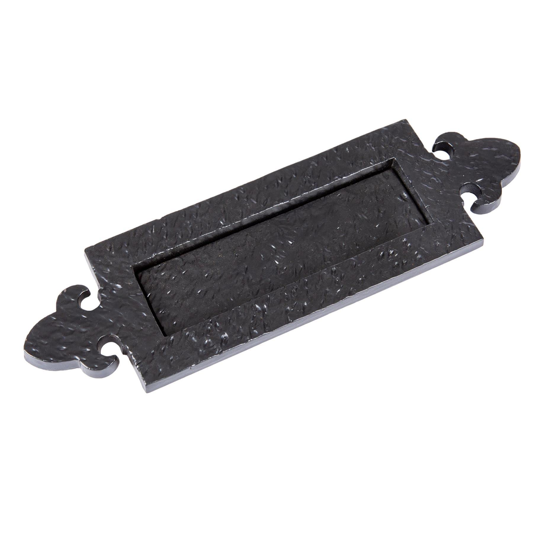 Hammer And Tongs Black - Fleur De Lis Letter Plate - W345mm X H105mm