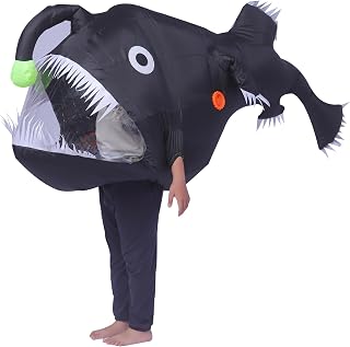 fish costume Inflatable Angler fish Costume Blow up fish Costume adult Halloween fish Inflatable costumes