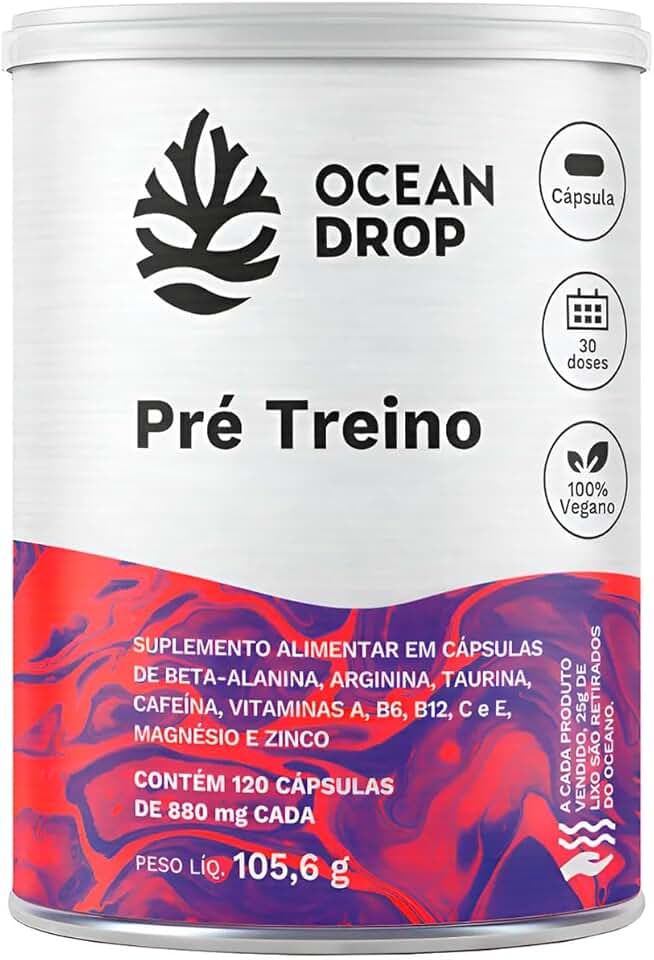 Pré Treino 120 Caps - Ocean Drop