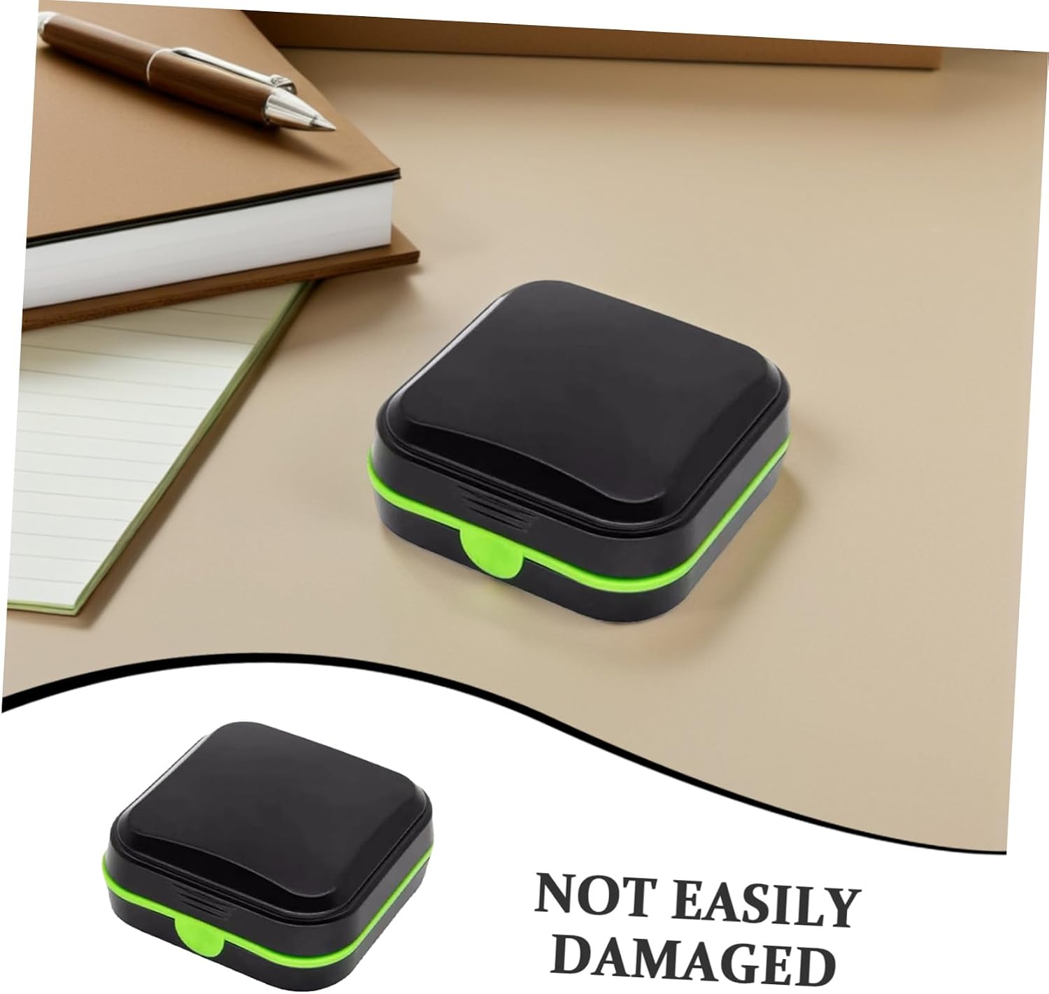 Portable Hearing Aid Storage Box Lightweight Protection Case for Hearing Devices Pocket-Sized Design with Leak Cover for Travel and Daily Use