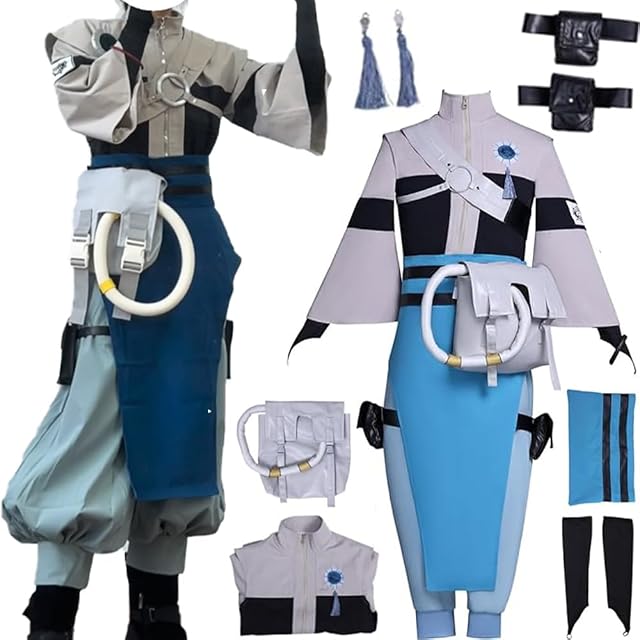 Zanka Gachiakuta Costume Zanka Outift Uniform Men Full Set Halloween