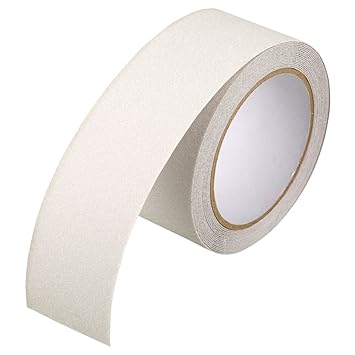 KTM Healthcare Self-adhesion PVC Anti Slip Tape, 5cm x 5m Self-adhesion PVC Anti Slip Tape Wearproof Adhesive Safety Flooring, Durable/Anti-flaming/Oil Proof/Water Proof(Transparent)