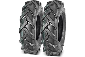MaxAuto 2Pcs 4.00/4.80-8 Tires for Lawn Tractors and Golf Carts