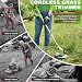 VOERJIA Cordless Strimmer Lightweight 750W with LCD Battery Display, Grass Trimmer and Brush Cutter with 2 x 2.0Ah Battery and Charger, 14-Piece 4-in-1 Garden Kit (Pro Edition)