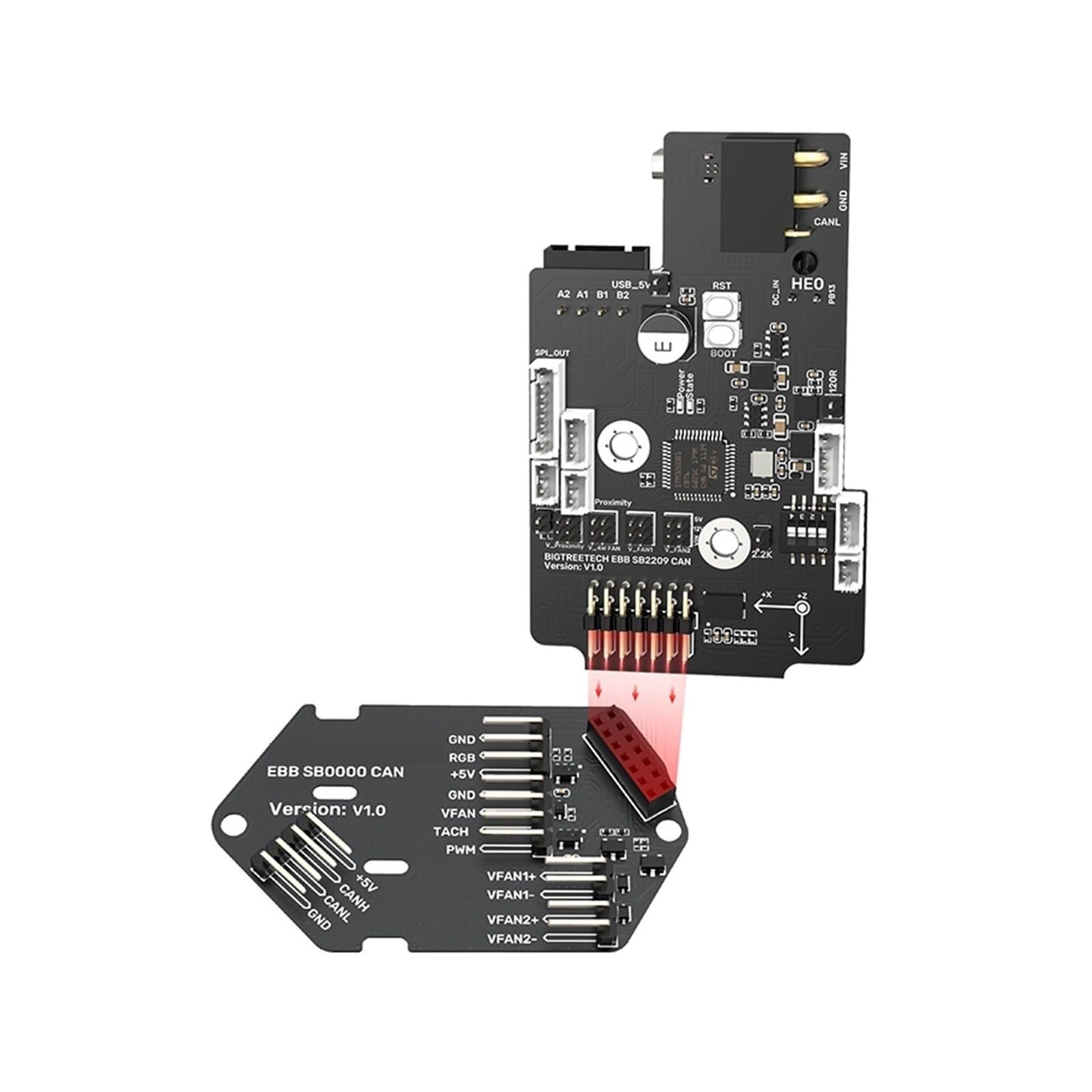 Aixinong1 Carte à Outils EBB SB2209 SB2240 Can V1.0 for imprimante 3D USB PT1000 Klipper(EBB SB2209 RP2040)