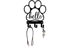 Paw Print Leash Holder: Your Dog-Friendly Wall Mount Organizer
