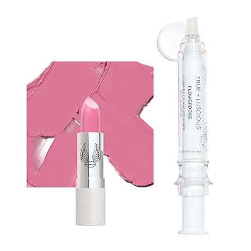 True + Luscious Super Moisture Lipstick Shade Temptation & Flowerdose Lip & Eye Serum.