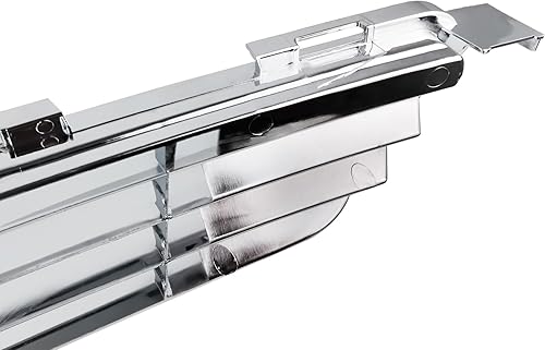 Miniatura 6 de YLT AUTO Parachoques delantero inferior rejilla cromo guardia malla admisión de aire kit de reemplazo ajuste 2009 2010 para Toyota Corolla S CE LE