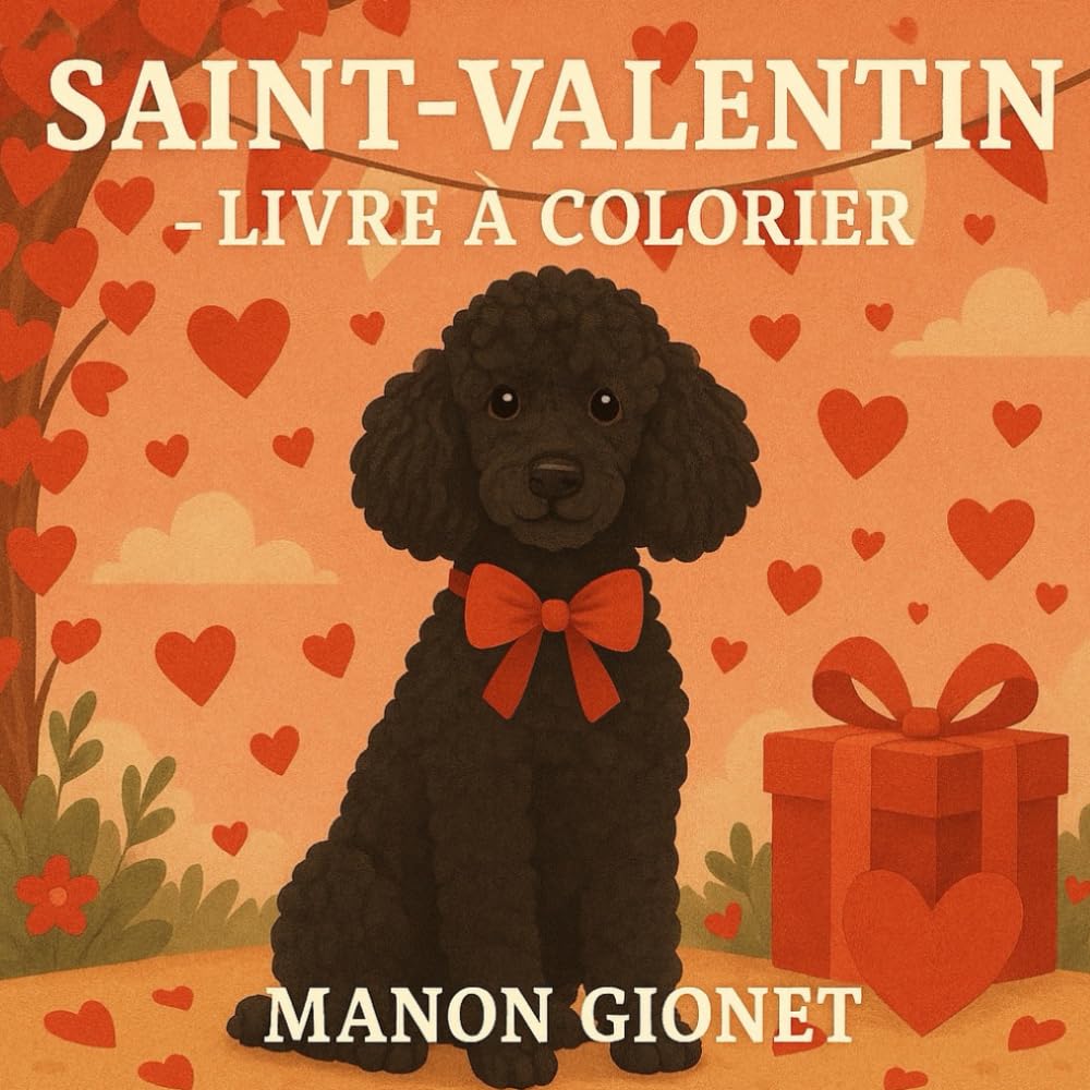 Saint-Valentin: Livre à colorier