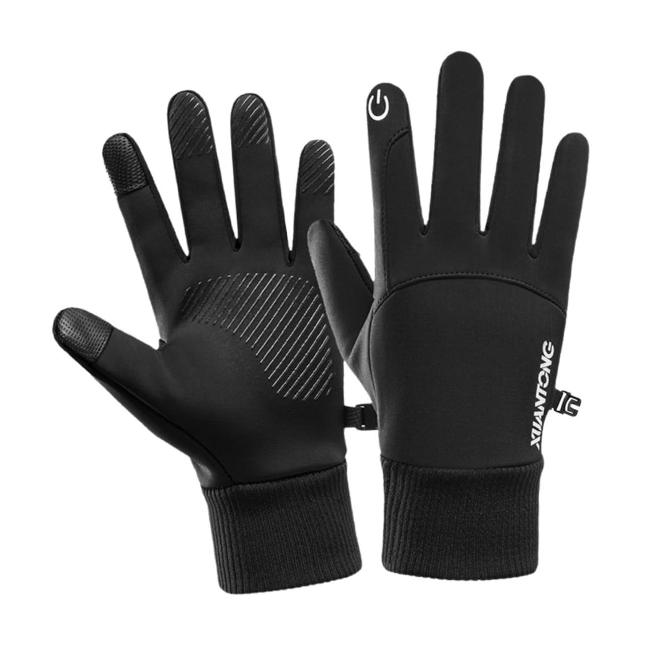 FOMIYES Touchscreen Winter Gloves Waterproof Warm Men Non-Slip Palm Large Size