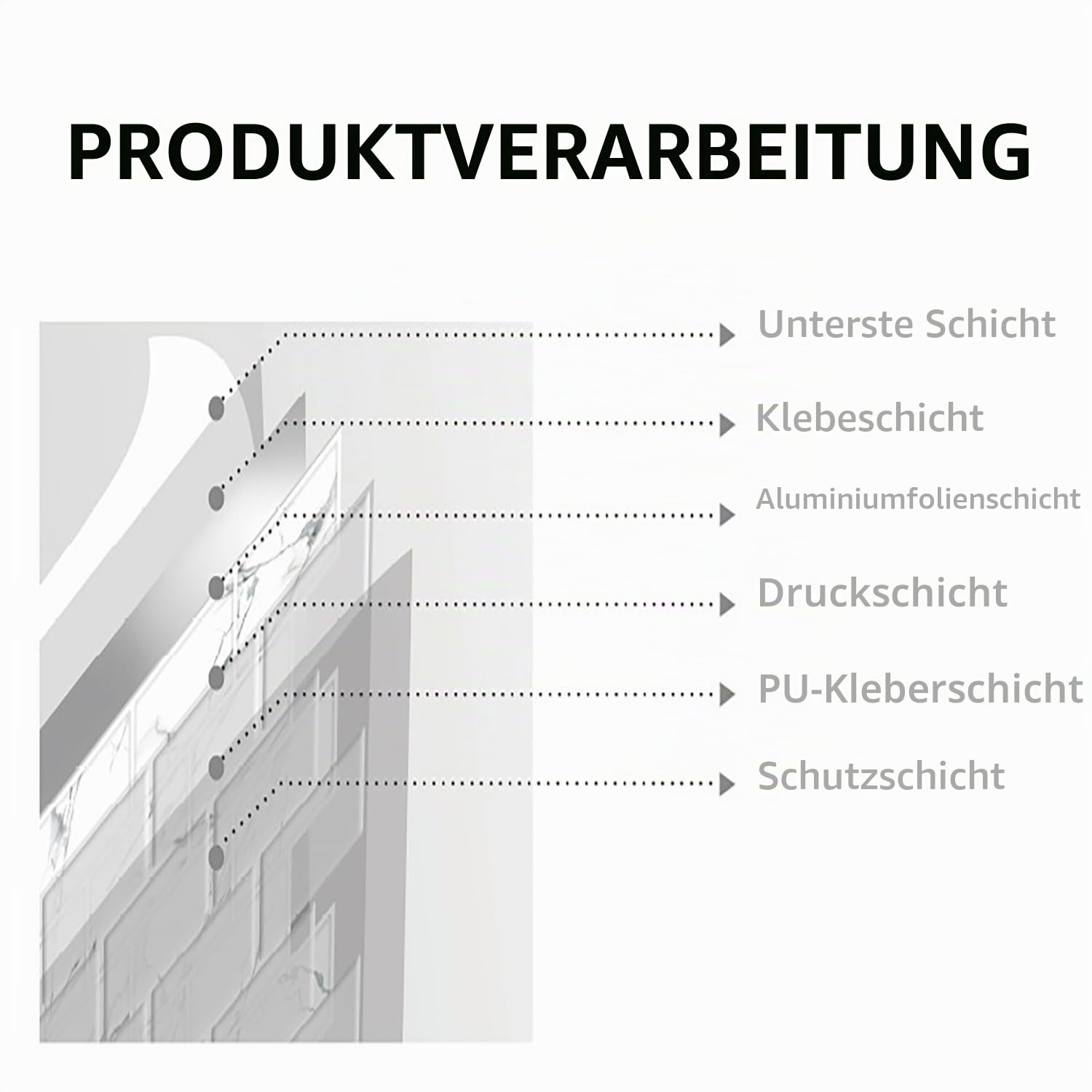Alwayspon Selbstklebende 3D-Wandfliesen-Aufkleber, 30,5 cm, zum Abziehen und Aufkleben, wasserfester Spritzschutz, Fliesenaufkleber für Küche, Badezimmer, Wand, Dunkelbraun, 10 Bögen