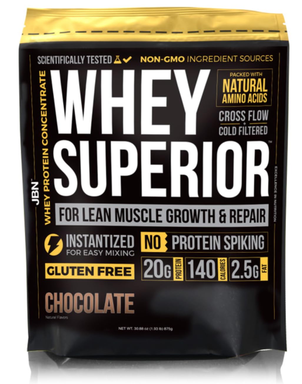 JBN - Just Be Natural Whey Superior (Chocolate, 25 Servings)