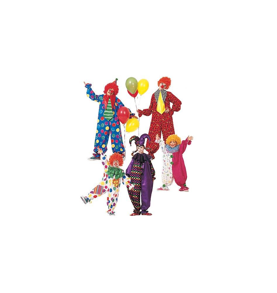 Amazon.com: McCall's M6142 Learn to Sew Children's Clown Costume Sewing ...