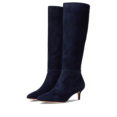 Lauren Ralph Lauren McKay Suede Tall Boots Heel Women