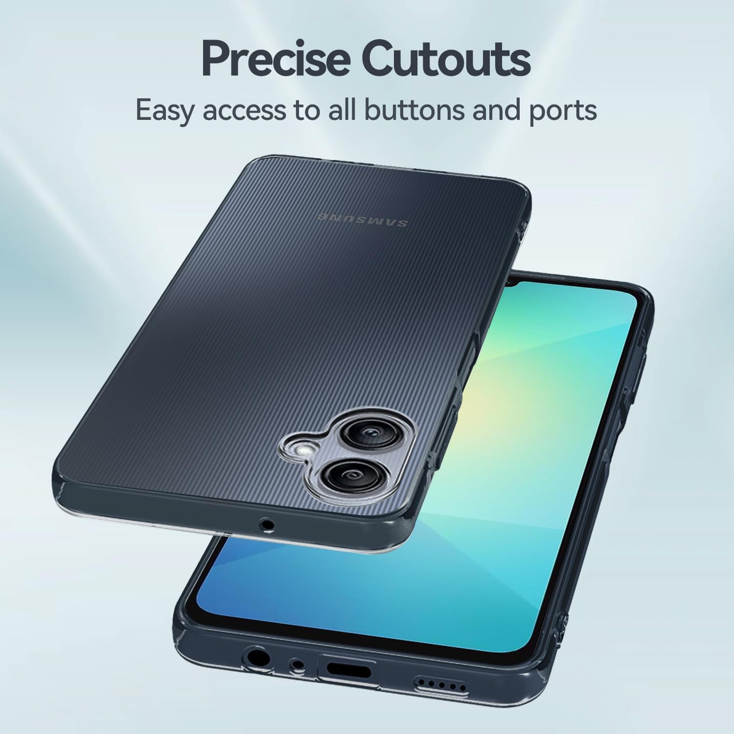 تي تيرسيلي جراب شفاف لهاتف سامسونج جالاكسي A06 67 بوصة ناعم ور... - view 4