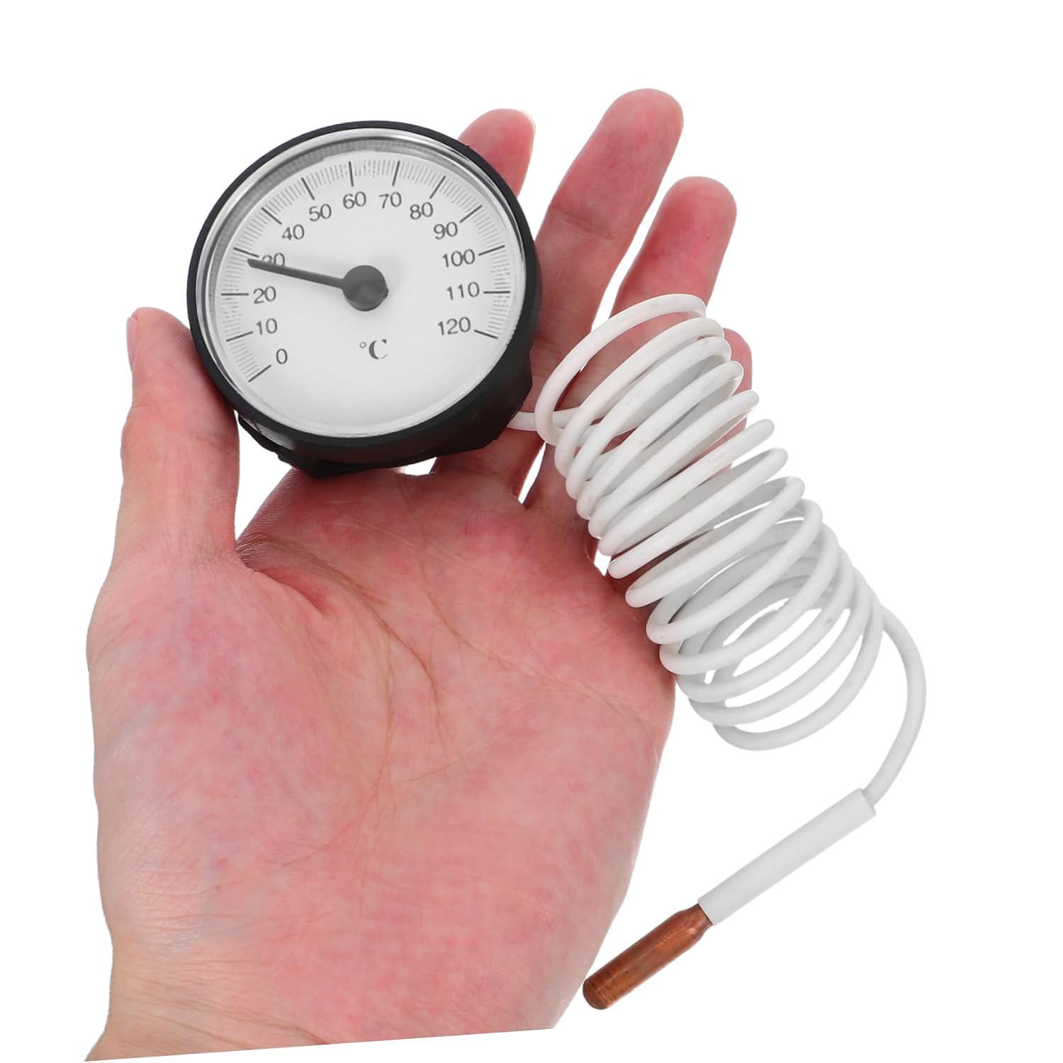 VICASKY High Precision Dial Thermometer with Probe Range for Accurate Indoor Temperature Monitoring Portable and Lightweight for Home Kitchen BBQ and Candy Making