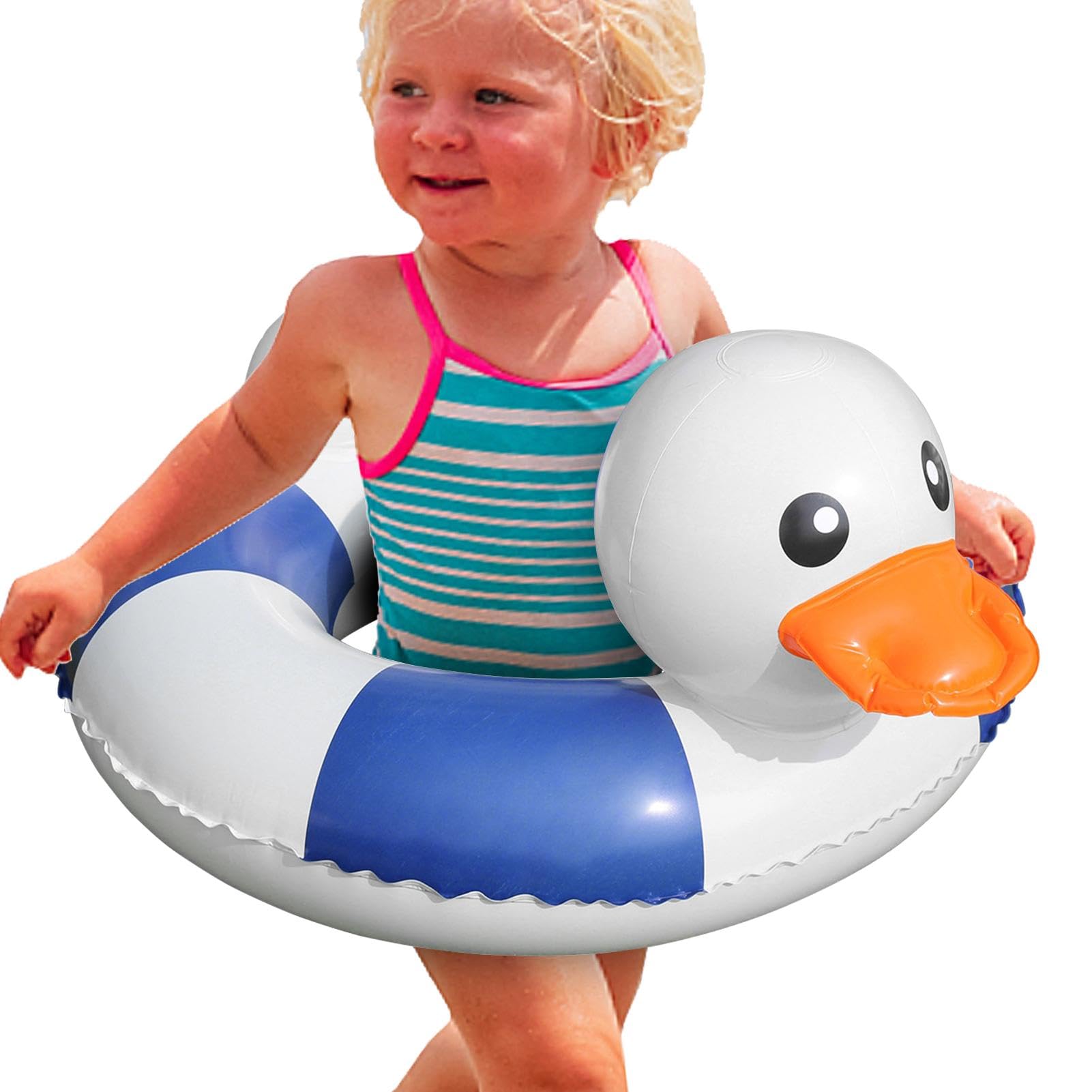 Anillo de natación para bebés, anillo de natación para niños, anillo de natación inflable, forma de pato, anillos de natación para agua, playa, accesorios de fiesta, juguetes de piscina, flotadores,