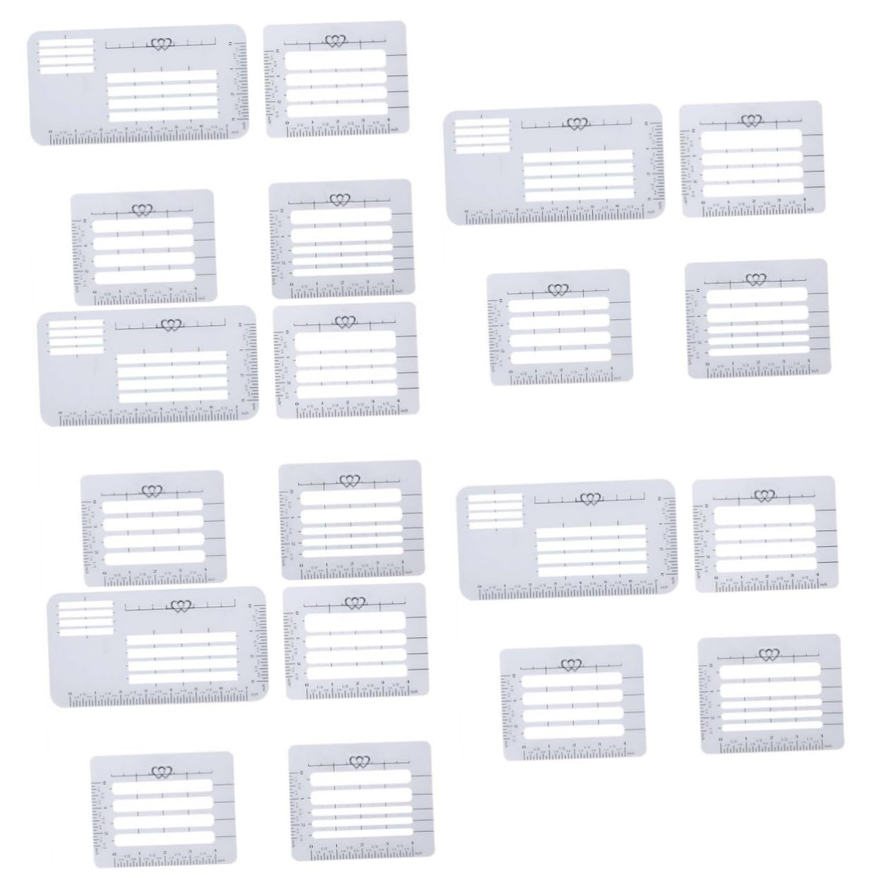 20 Pcs 4 Template for Letter Lettermate Stencil Envelope Addressing Guide Envelope Addressing Template Alphabet Stencils Wedding Invitations Stencil Template Scrapbook Lettering