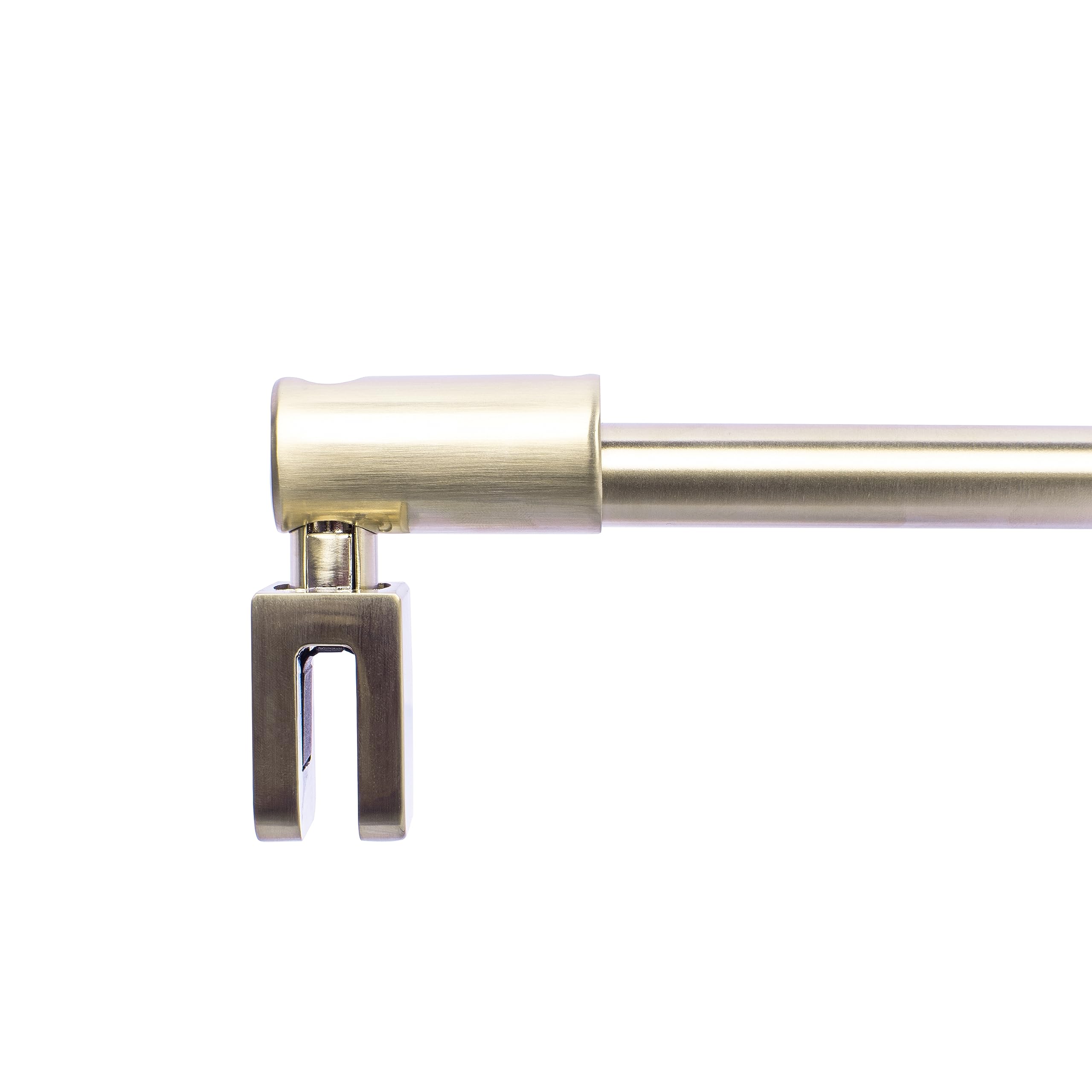 Schulte barre stabilisation 122cm or brossée recoupable douche verre 5/8mm | pour paroi porte de 5 à 8mm