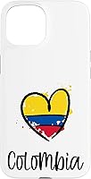 Vista 6 de iPhone 14 Pro Max Colombia Heart Art Cool Sudamérica Español Colombiano Estuche de regalo