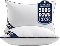 Vista 16 de MIULEE - Cojín para funda de almohada de 12x20 pulgadas, cojín de plumas de alta calidad, rectangular, decorativo, para rellenar fundas de almohada