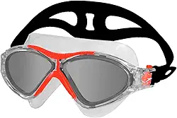 Óculos de Natação Tipo Máscara, Speedo, Omega, Proteção UV e Antifog, SoftFrame, Vedação G