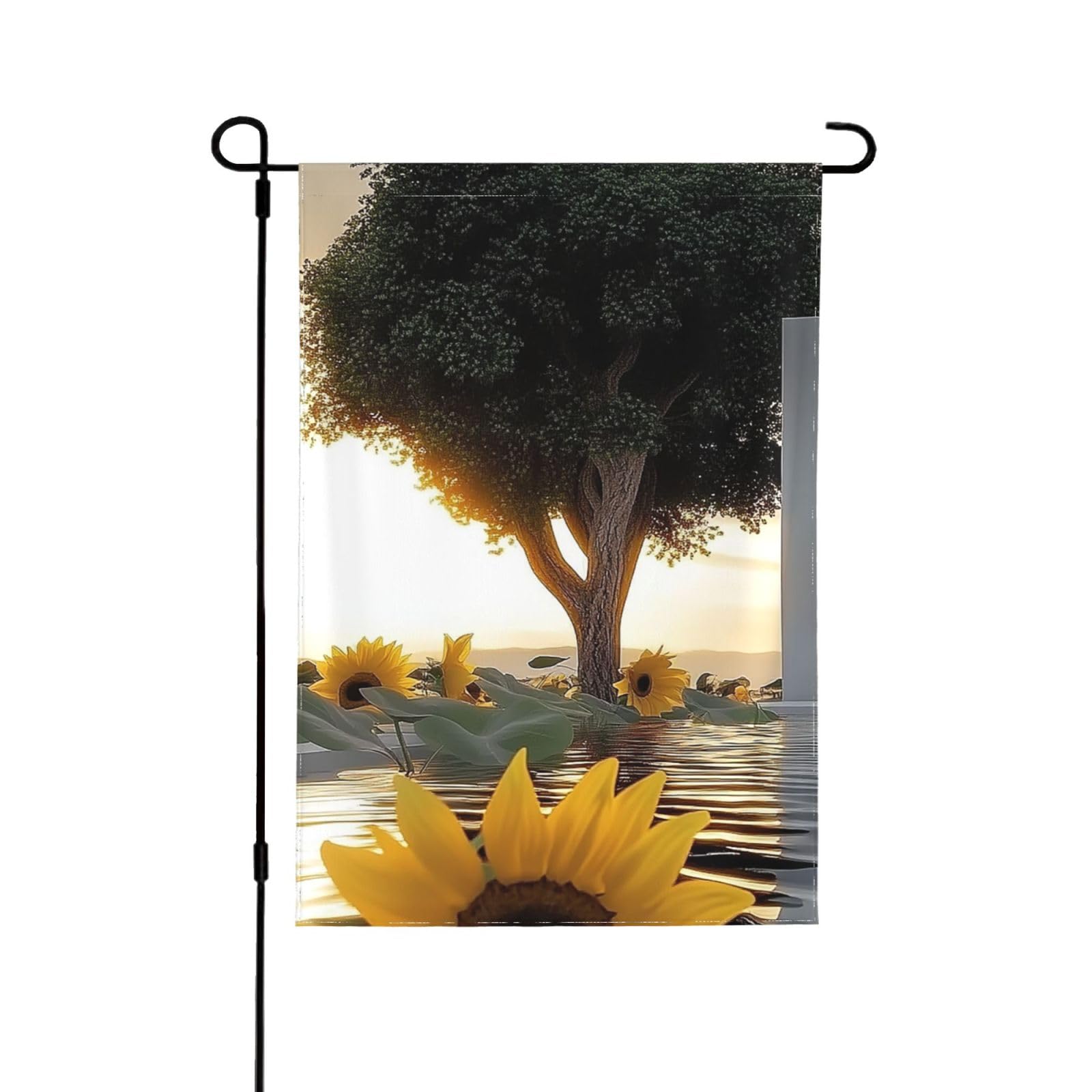 Drapeau de jardin tournesol durable contre la décoloration extérieure