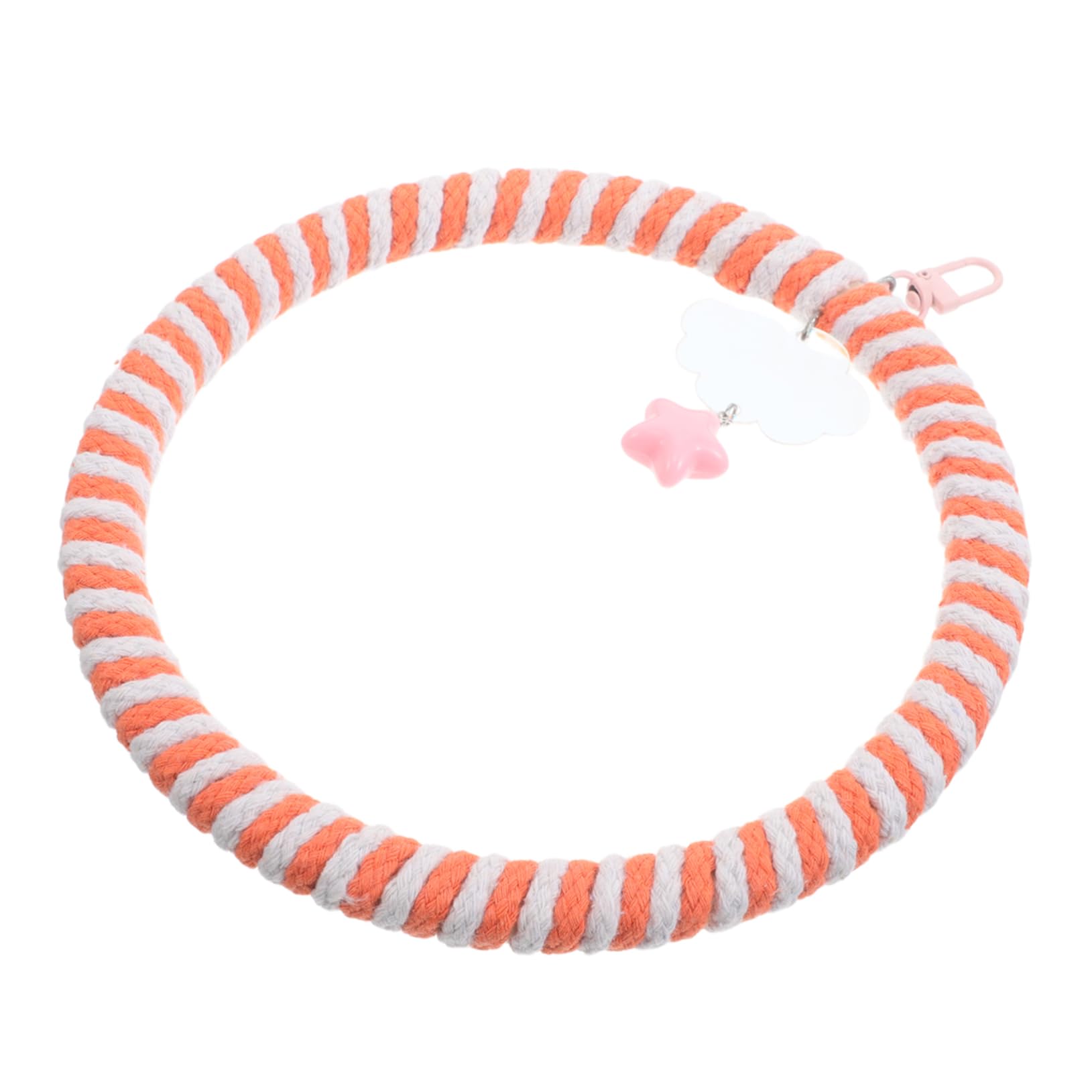 Toddmomy Bird Cage Swing Chew for Parrots Hanging Playstand Climbing Perch for Parakeets Cockatiels Small Birds Easy to Install Versatile Engaging