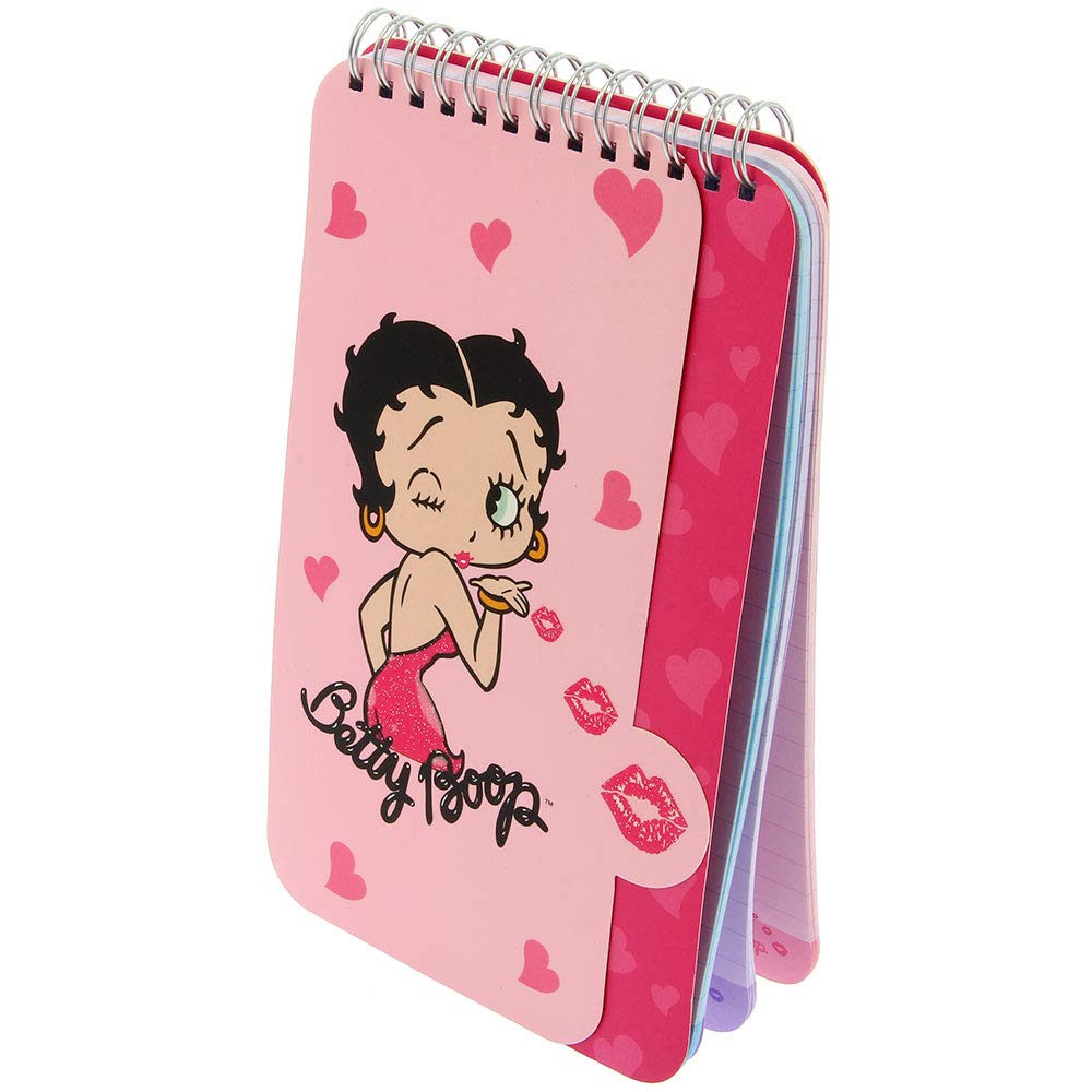 Bloc-notes à spirale Betty Boop Kiss carnet de notes papier ligné - 4