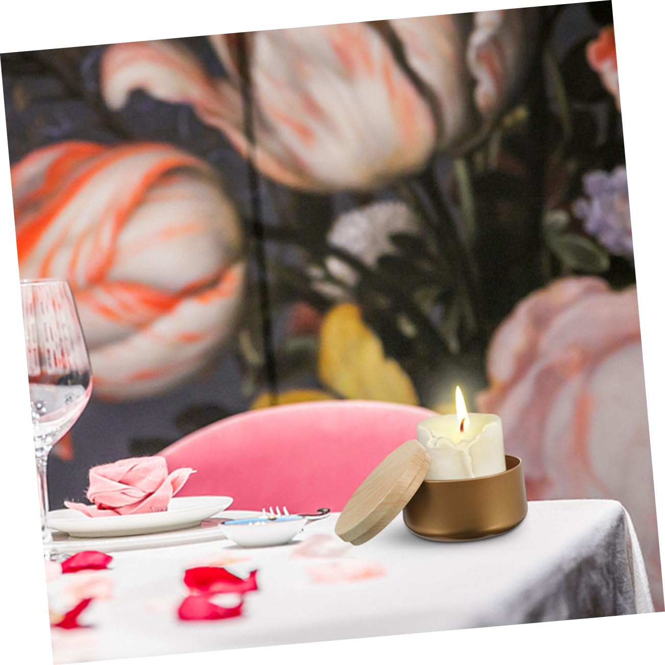 LALAFINA 8pezzi Barattoli per Candele Profumate da Contenitori Fai Te per Candele Confezione Elegante per Decorazioni e Regali Speciali e Altro