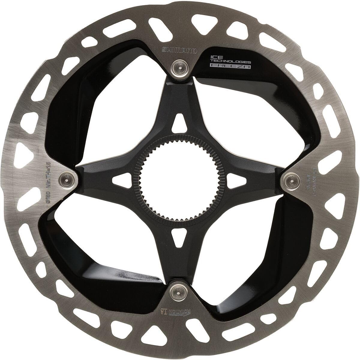 Xtr/Dura-Ace Centerlock Disc Rotor Gray/Black, 140Mm