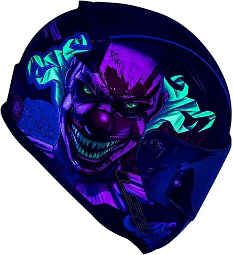 Miniatura 2 de LS2 Helmets Rapid II - Casco integral de motocicleta (Happy Dreams negro brillante, talla L)