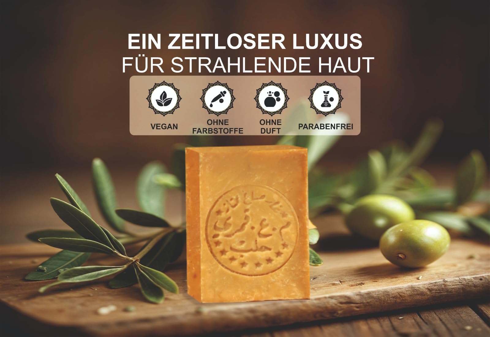 sapone di Aleppo originale con 50% olio di alloro e 50% olio di oliva 2 pezzi da 200gr saponette Aleppo per mani corpo viso e capelli sapone Aleppo puro prodotto artigianale in Turchia