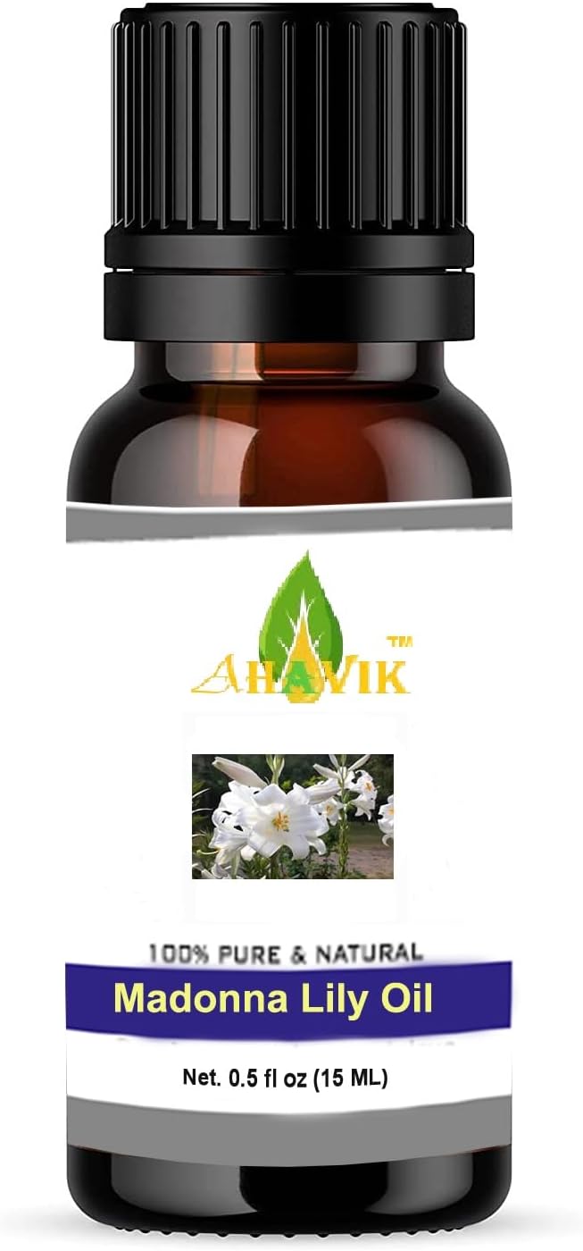 Madonna Lily Natural Essential Oil 15ML HairGrowth|Skin Care|Body Pain