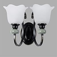 Vista 9 de Lámparas de pared europeas LED – Lámpara de pared de estilo industrial retro, lámpara de pared para dormitorio, pasillo, accesorios de vida, lámpara