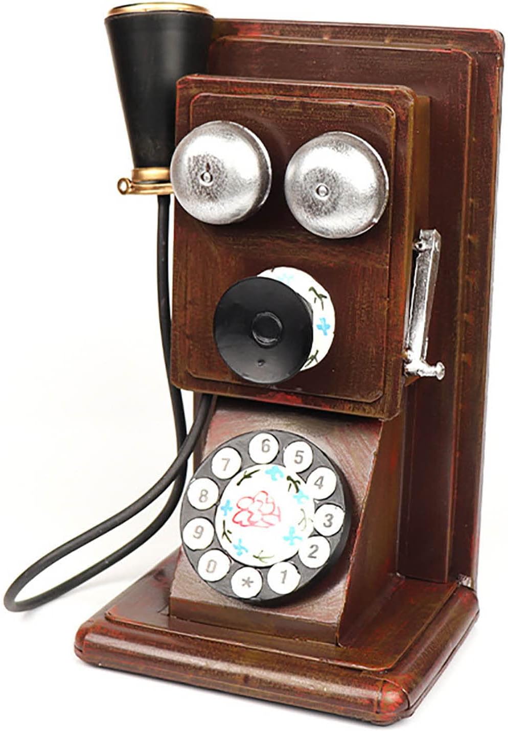 Large Creative Retro Decorative Phone Model Telephone Wall Decor Antique Phone Cafe bar Window Decor Model Home Desk Decoration