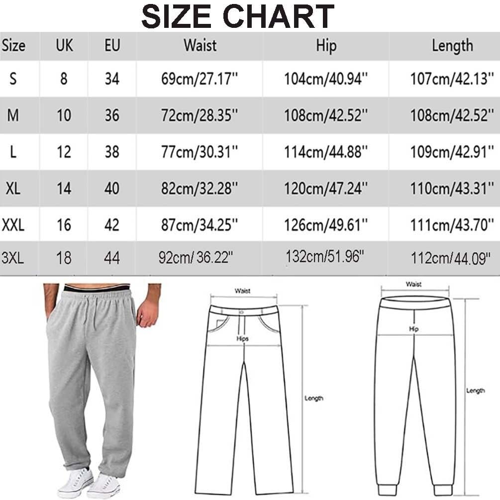 Luźne spodnie do joggingu męskie szerokie spodnie dresowe bawełniane spodnie dresowe Elastyczny pas Ciepłe męskie spodnie dresowe z kieszeniami