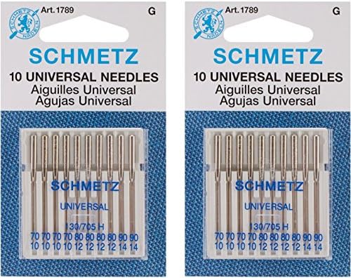 Euro-Notions Universal Machine Needles, 10-Pack (2 pack)