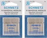 Euro-Notions Universal Machine Needles, 10-Pack (2 pack)