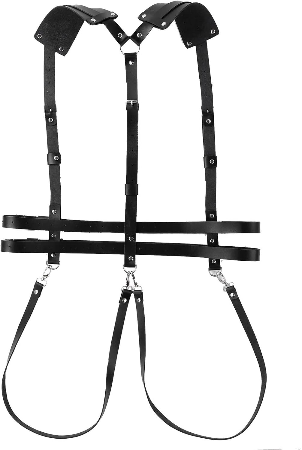 Amazon.co.jp: ハーネスメンズ ブラックファッションメンズ調整