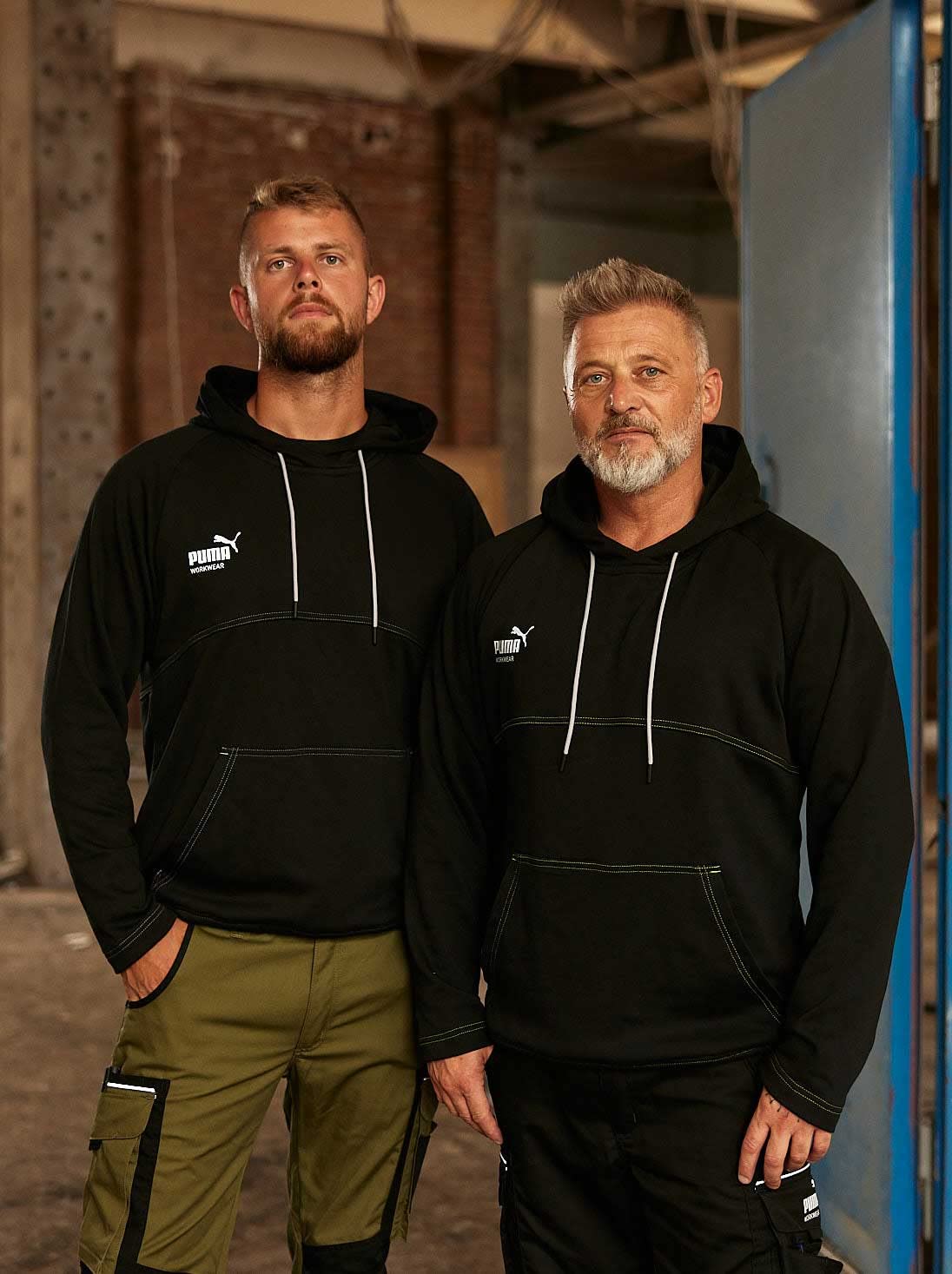 PUMA Workwear Kapuzenpullover - Hoodie mit Kapuze und regulierbarem Kordelzug