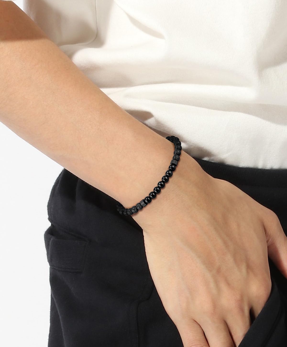 BOSS Jewelry Bracelet pour Homme Collection MIXED BEADS - 1580272