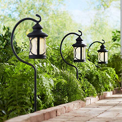 John Timberland Set Of 2 Capistrano 23" H Led Black Shepherd's Path Light #TOP4