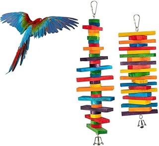 POPETPOP 2 Pçs Brinquedo De Escalada De Cordas Brinquedos De Pássaros Brinquedos De Papagaio Balanços De Pássaros Brinquedo De Morder Papagaio Brinquedo De Dentição Brinquedo De Morder