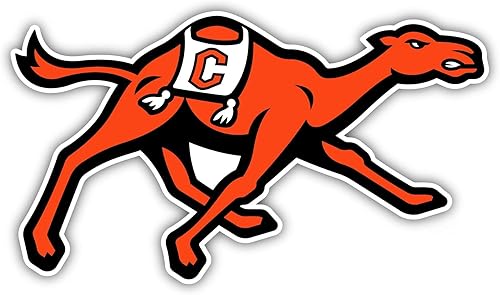 Campbell University Fighting Camels - Calcomanía de vinilo para mascota de 4 pulgadas, producto universitario con licencia oficial