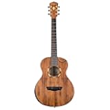 Washburn Comfort G-Mini 55 Koa Travel Size Acoustic Guitar, Natural